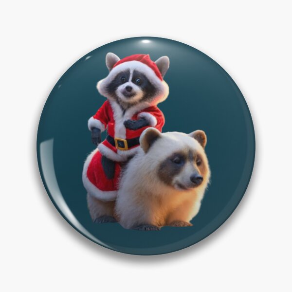 Item preview, Adorable baby raccoon for Christmas  designed and sold by ksfashionideas.