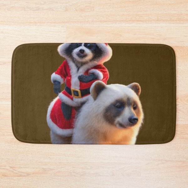 Item preview, Adorable baby raccoon for Christmas  designed and sold by ksfashionideas.