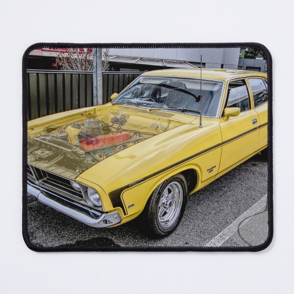 Item preview, Misted bonnet yellow Ford Falcon 1848 designed and sold by Cars around Adelaide.