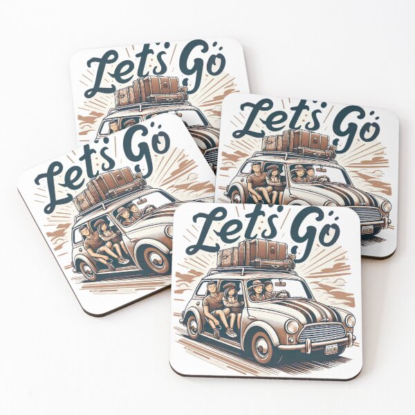 Item preview,  "Family Road Trip Adventure: Heartwarming Car Scene with Luggage" designed and sold by Huycao211.