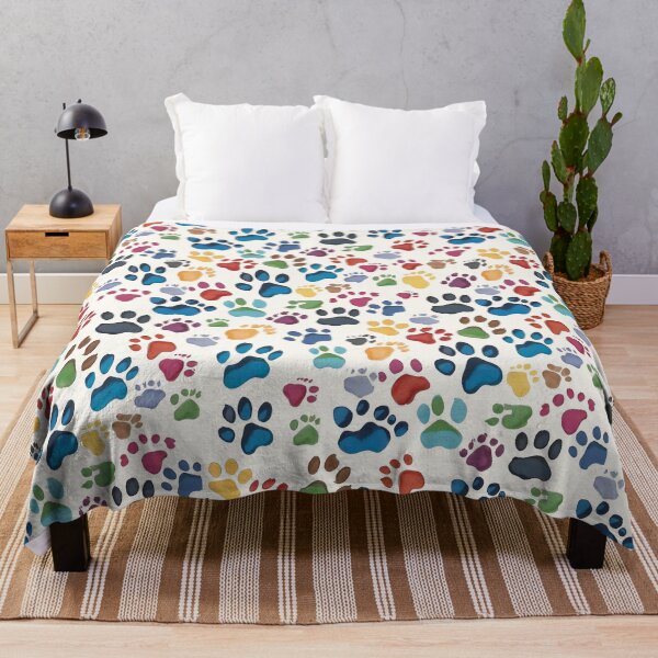 Item preview, Messy Paw Prints - Colorful Designs designed and sold by Frogs All Mighty & Friends.