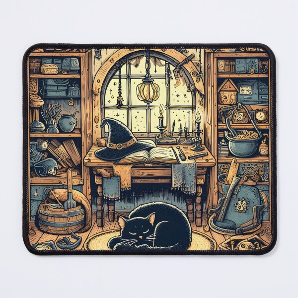 Item preview, A Vintage Witch Room Full of Witch Stuff designed and sold by İlker Berk Ergan.