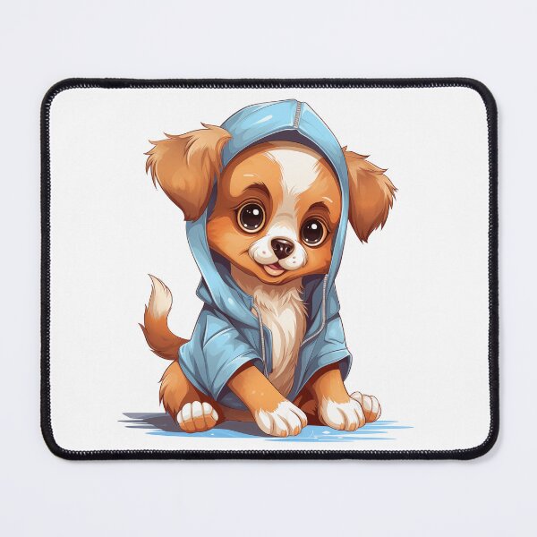 Item preview, Cute dog wearing hoodie designed and sold by Lobory.