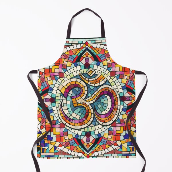 Artikelvorschau, OM-Symbol Lotus-Mandala-Mosaik entworfen und verkauft von k9printart.