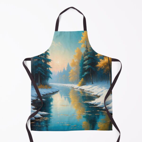 Item preview, Winter river in the morning designed and sold by Animepic222.