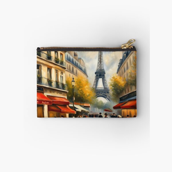 Item preview, Paris cafe scene with Eiffel Tower designed and sold by JackFreestone.