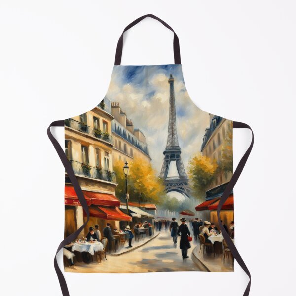Item preview, Paris cafe scene with Eiffel Tower designed and sold by JackFreestone.