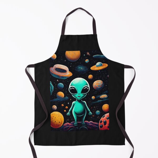 Item preview, Galactic Encounter: Cosmic Alien Amidst Planetary Dreamscape designed and sold by Alleycat0518.