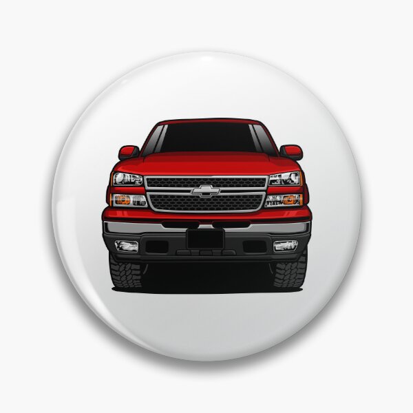 Item preview, Chevrolet Silverado 1500 Front VIew Red Version designed and sold by vektoranda.