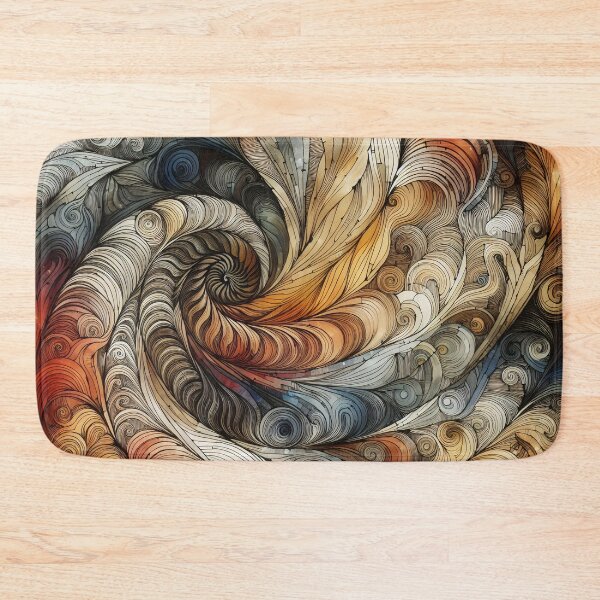 Item preview, Swirling Embrace of Harmonic Hues designed and sold by PictorialWhimsy.