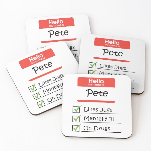 Item preview, Hello my name is Pete designed and sold by Khaos Kreative.