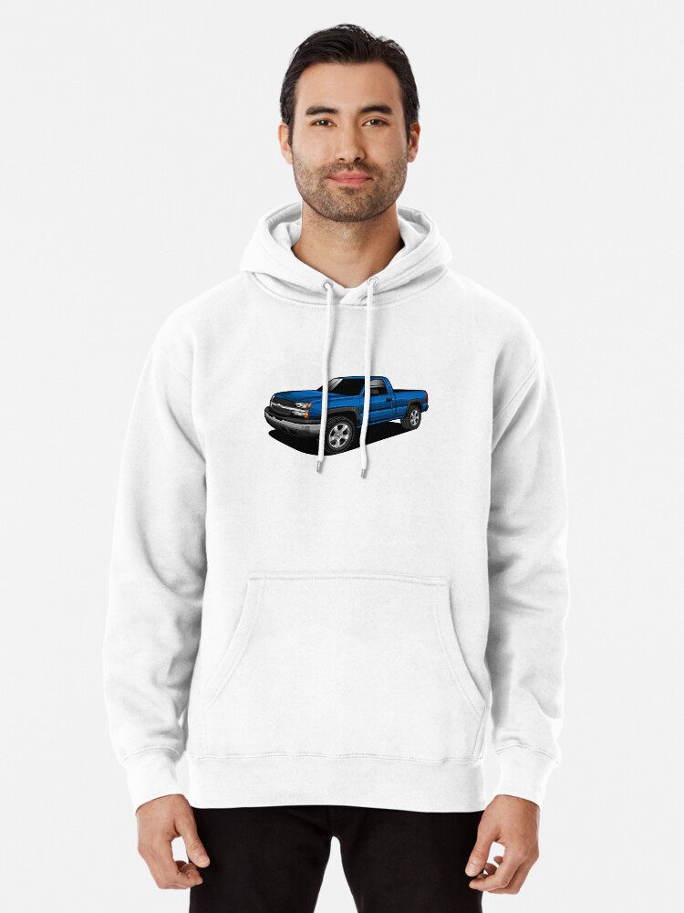 Silverado Chevrolet Zip Up Hoodie Chevrolet Silverado 1500 Blue
