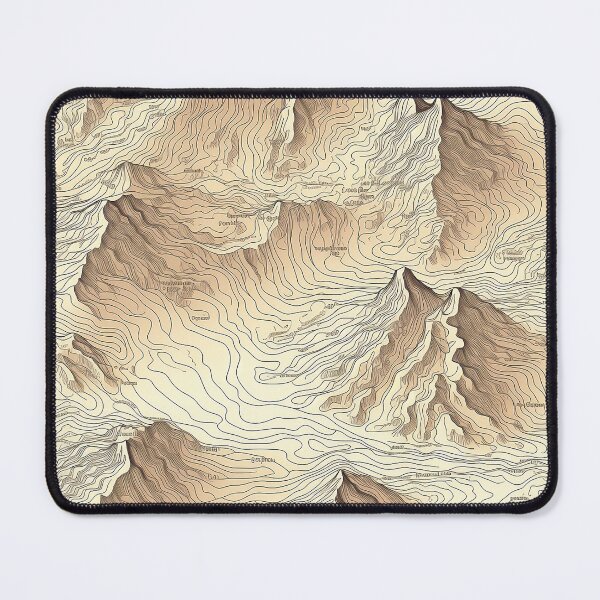 Item preview, Topographic map pattern designed and sold by Reichcorp.