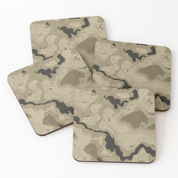 Item preview, Topographic map pattern designed and sold by Reichcorp.