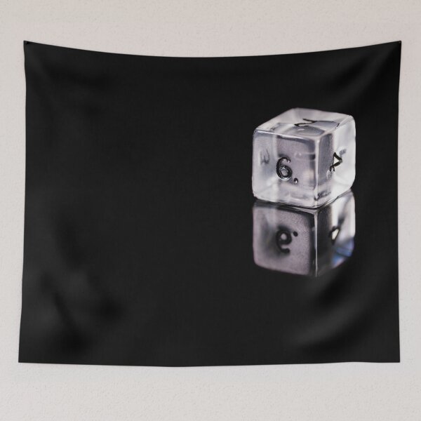 Item preview, A 6-sided gaming dice on a black background designed and sold by Giuseppe Cammino.