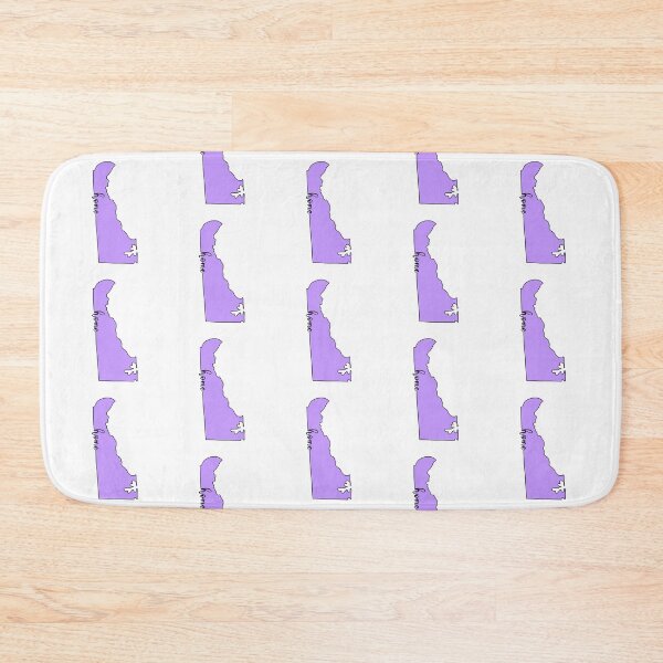 Item preview, Delaware Is My Home | Purple Home State Outline -  designed and sold by PurpleLoveStore.