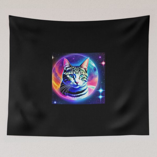 Item preview, Astro kitty designed and sold by Flowerslaps.