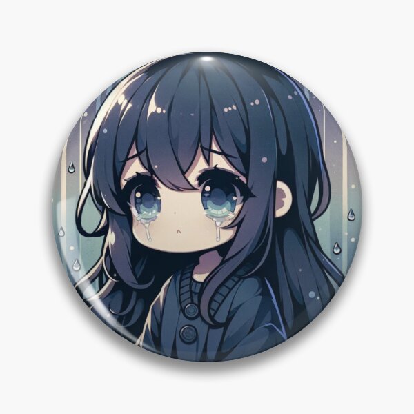 Item preview, Chibi Rainfall - Teardrop Sad Chibi Solace Series designed and sold by ChibiMood.