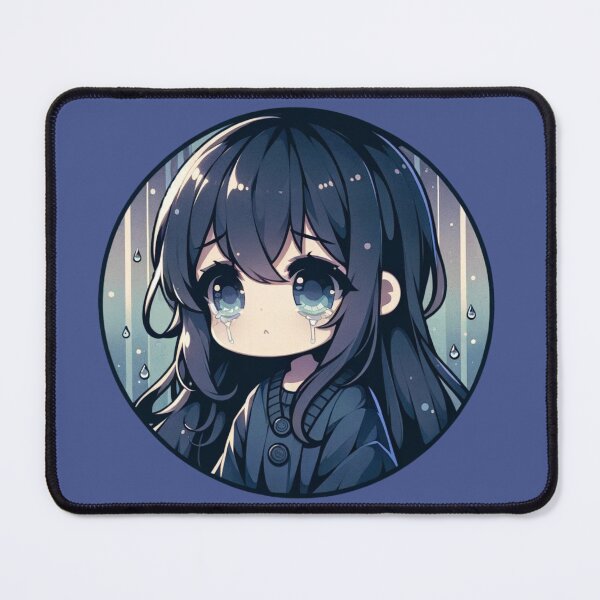 Item preview, Chibi Rainfall - Teardrop Sad Chibi Solace Series designed and sold by ChibiMood.