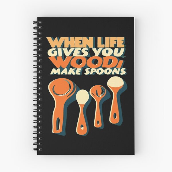 Item preview, When Life Gives You Wood Make Spoons, Whittling And Wood Carving designed and sold by UrbanGraphixs.