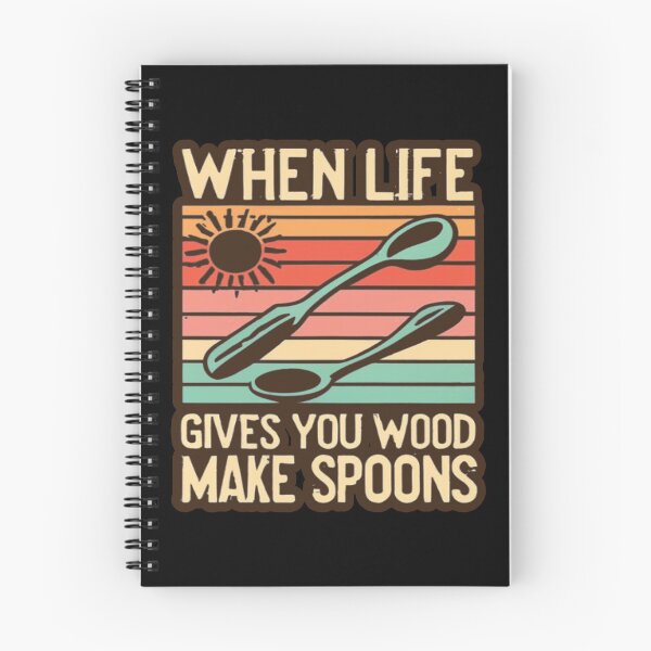 Item preview, When Life Gives You Wood Make Spoons, Whittling And Wood Carving designed and sold by UrbanGraphixs.