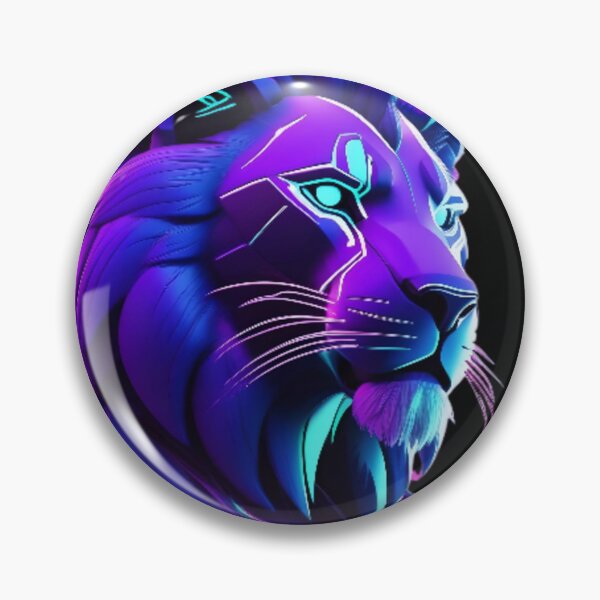 Item preview, NeonPunk Lion designed and sold by 2024Graphyx.