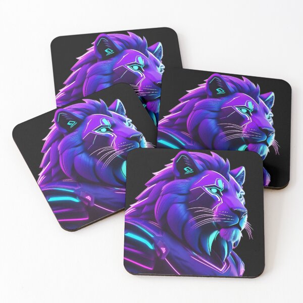 Item preview, NeonPunk Lion designed and sold by 2024Graphyx.