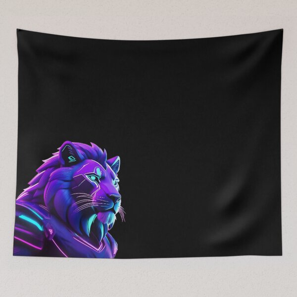 Item preview, NeonPunk Lion designed and sold by 2024Graphyx.