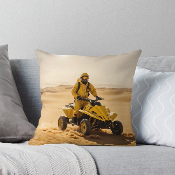 Item preview, A Hasmat Suit Riding A Quadbike in the Desert designed and sold by XtremeStuff.