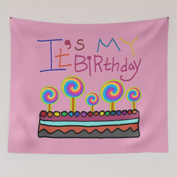 Item preview, its my birthday sign my backside please funny birthday  designed and sold by EunsooLee.