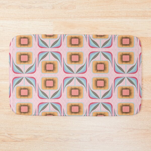 Item preview, FLOWER EUPHORIA - Peach & Orange [larger pattern] designed and sold by Carina Parry Studios.