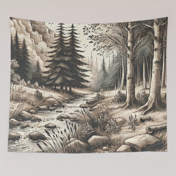 Item preview, Whispering Secrets by the Forest Stream designed and sold by PictorialWhimsy.