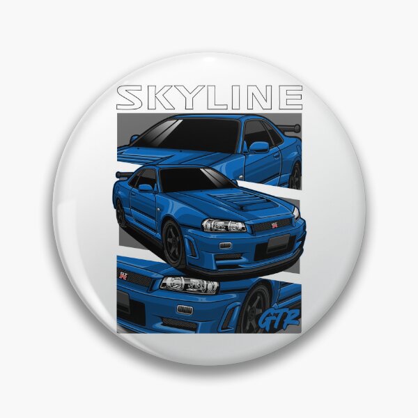 Item preview, Nissan Skyline GTR Blue V2 designed and sold by vektoranda.