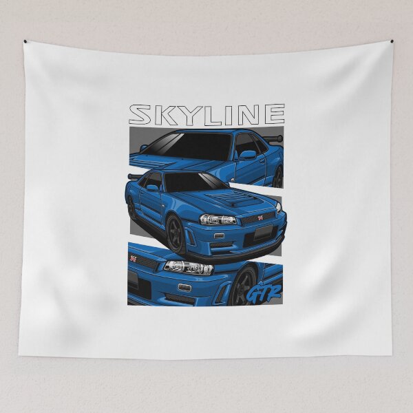 Item preview, Nissan Skyline GTR Blue V2 designed and sold by vektoranda.