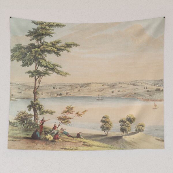 Item preview, Vintage Pictorial Map of Baltimore in 1752 (1856) designed and sold by BravuraMedia.