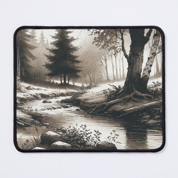 Item preview, Whispering Woods in Misty Dawn designed and sold by PictorialWhimsy.