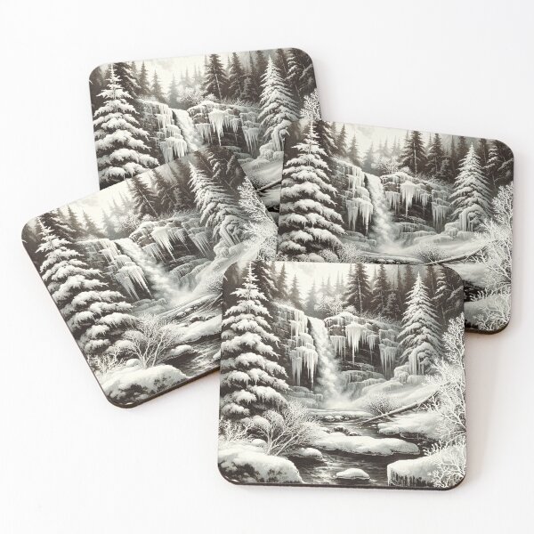 Item preview, Whispering Winter Forest and Stream designed and sold by PictorialWhimsy.