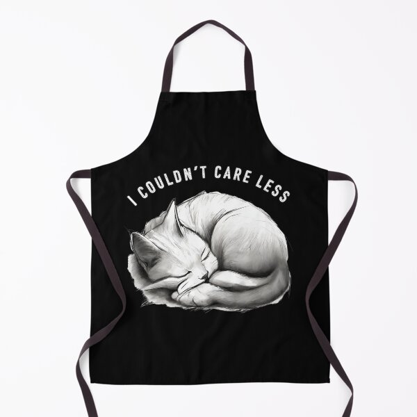 Item preview, "I couldn't care less" sleeping sarcastic cat designed and sold by in-leggings.