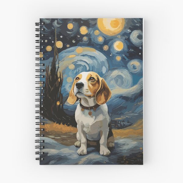 Item preview, Beagle in Starry Night designed and sold by cutie1pie1dogs.