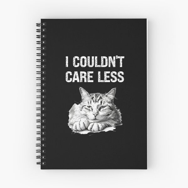 Item preview, "I couldn't care less" sarcastic cat designed and sold by in-leggings.