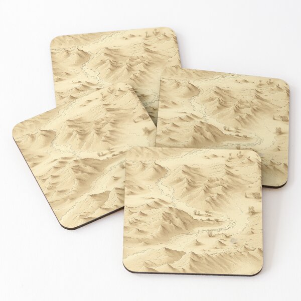 Item preview, Topographic map pattern designed and sold by Reichcorp.