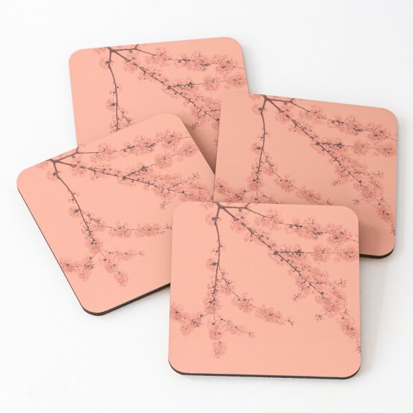 Item preview, Fashionably Toned Dainty Sakura Cherry Blossoms designed and sold by Georgia Mizuleva.
