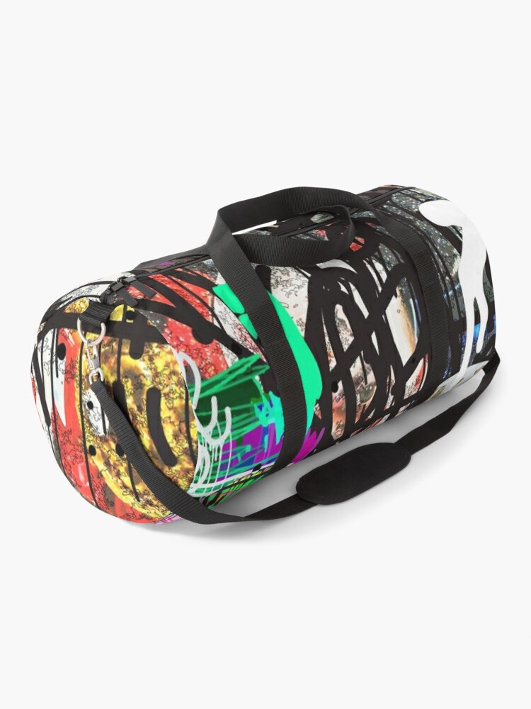 Thumbnail 1 of 3, Duffle Bag, Fighter Graffiti  designed and sold by blackink-design.