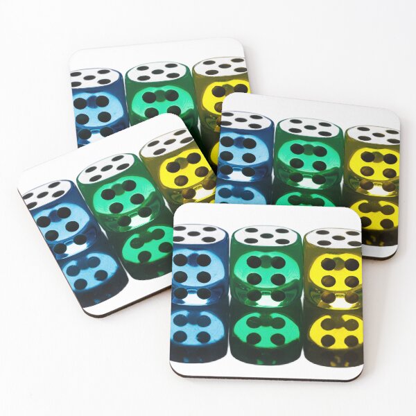 Item preview, A group of three 6-sided gaming dice on a white background designed and sold by Giuseppe Cammino.