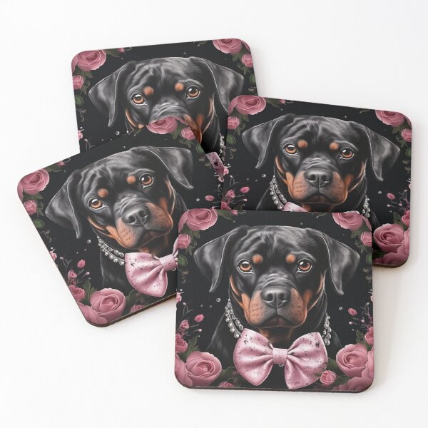 Item preview, Rosy Rottweiler designed and sold by Nocturne  Paws.
