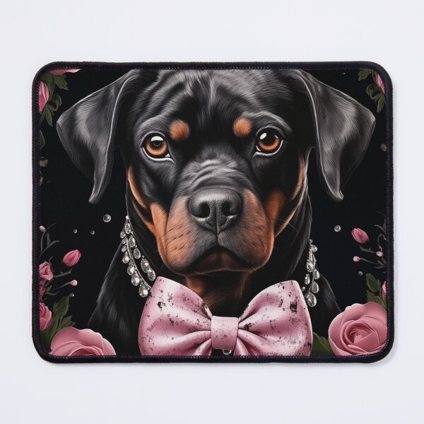 Item preview, Rosy Rottweiler designed and sold by Nocturne  Paws.