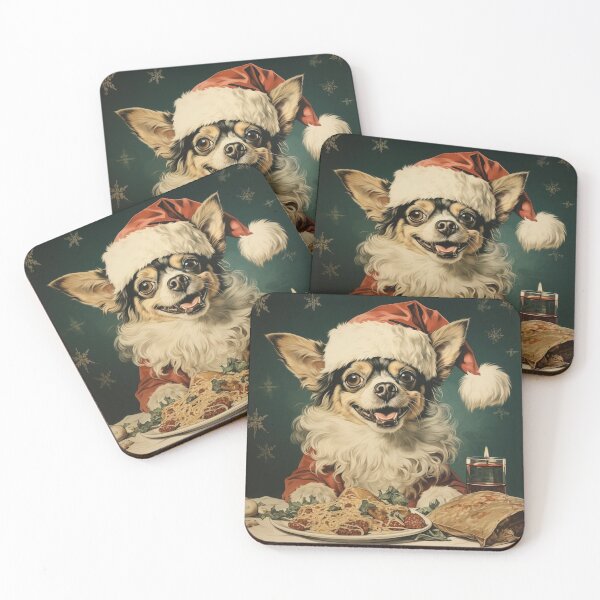 Item preview, Chihuahua in Santa designed and sold by pencil-art98.