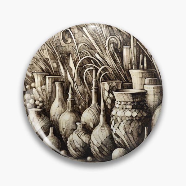 Item preview, Whispers of Time in Drawn Vases designed and sold by PictorialWhimsy.