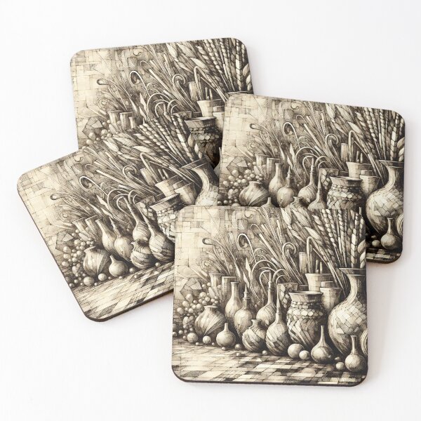 Item preview, Whispers of Time in Drawn Vases designed and sold by PictorialWhimsy.