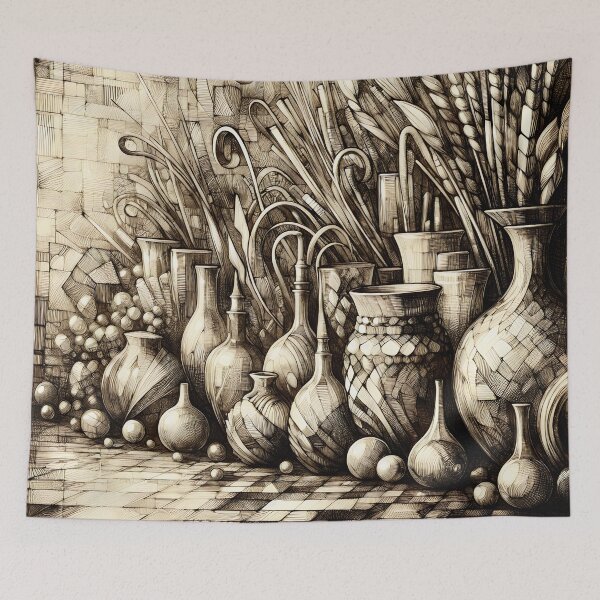 Item preview, Whispers of Time in Drawn Vases designed and sold by PictorialWhimsy.